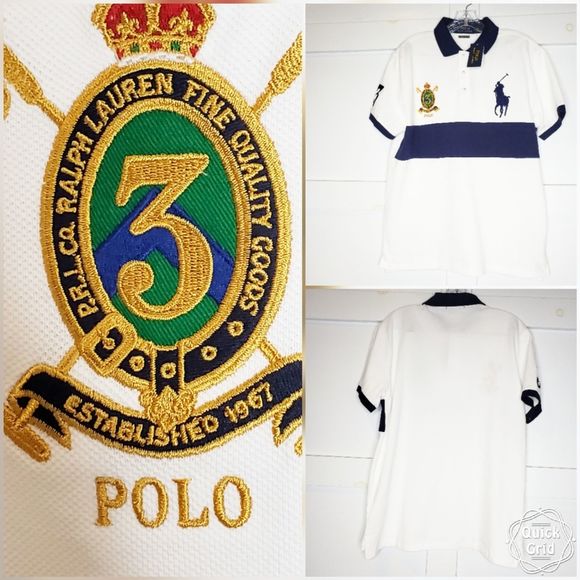 Polo Ralph Lauren Other - New Polo Ralph Lauren White Rugby Shirt Big Pony